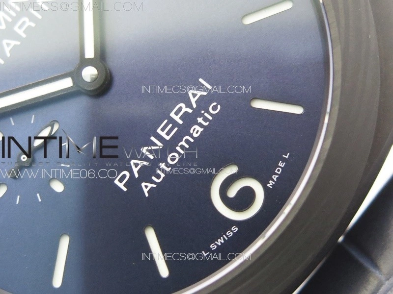 PAM1664 Carbotech VSF 1:1 Best Edition on Blue Leather Strap P.9010 Clone